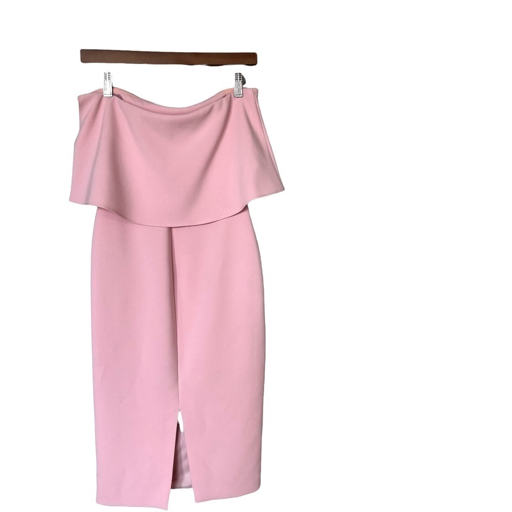 Lively Strapless Pink Midi Dress in Size 2 - Picture 2 of 12